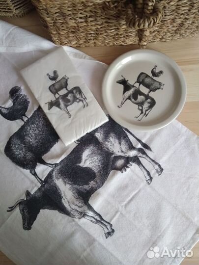 Тарелка ферма h&m home