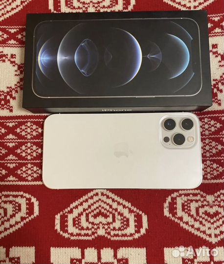 iPhone 12 Pro Max 128 Silver Отличный, Ростест