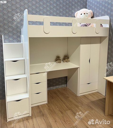 Кровать чердак N33