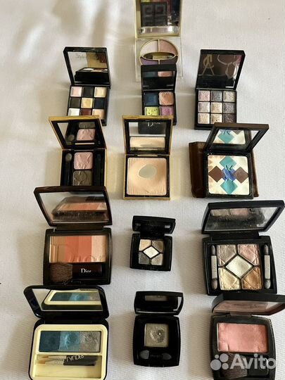 Тени givenchi, lancome, dior, chanel, ysl