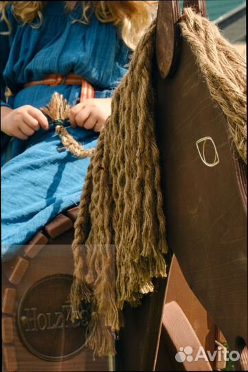 Игровая площадка. Декор для детей. Деревянная Лоша