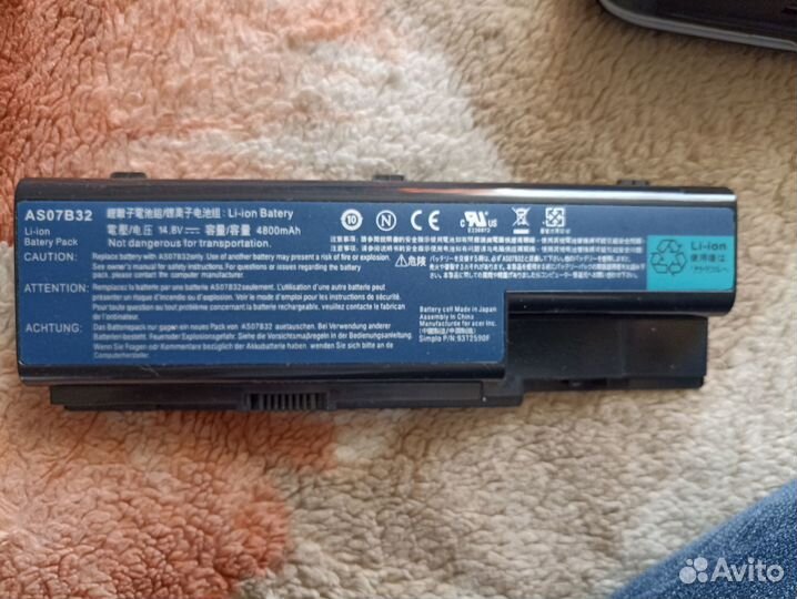 Аккумулятор для Acer Aspire, 5520, 5720, 5920