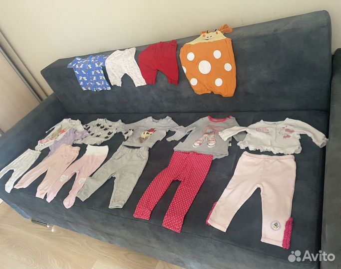 Вещи пакетом на девочку 0-1год