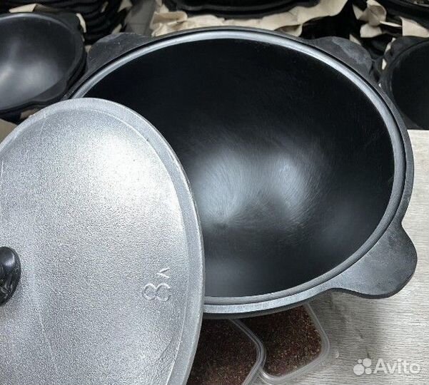 Казан чугунный узбекский