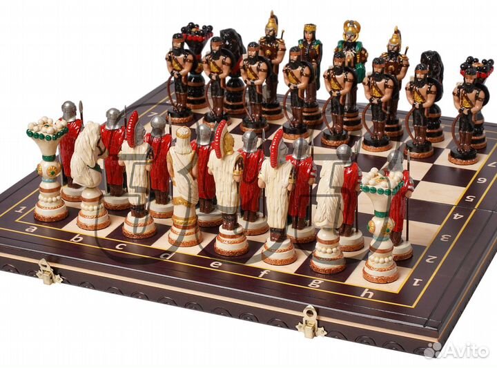 Шахматы Римляне и Галлы (фигуры из хлеба) (51593)