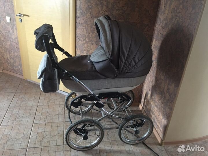 Коляская 2 в 1 Adamex Katrina grey