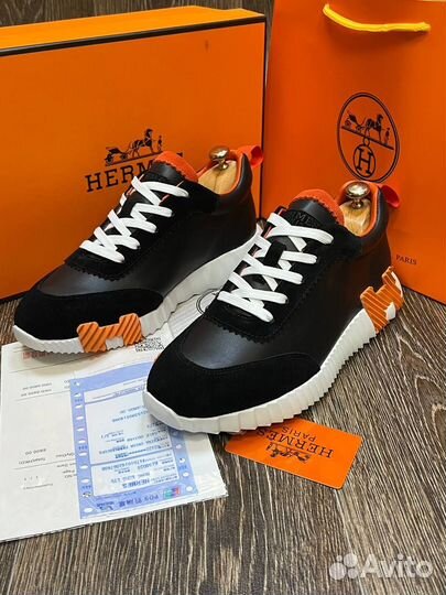 Кроссовки мужские Hermes Premium Lux