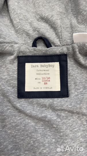 Дождевик с хлопковым подкладом zara зара 86