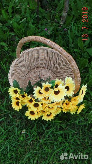 Корзина большая подарочная плетеная своими руками