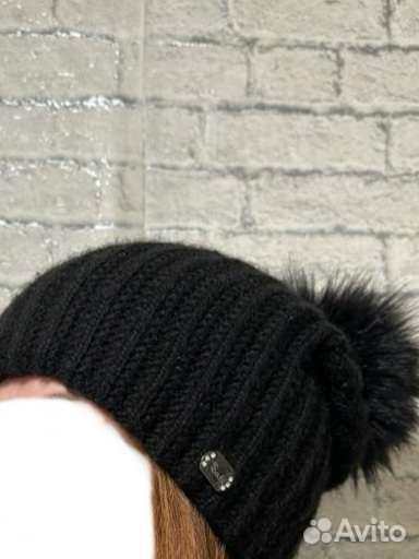 Шапка зимняя шерстяная,двойная