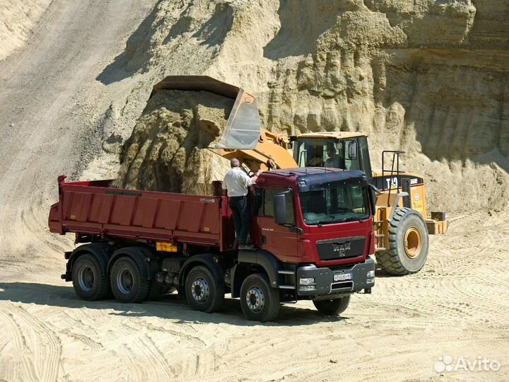 Песок \ Щебень карьерный мелкий от трех кубов