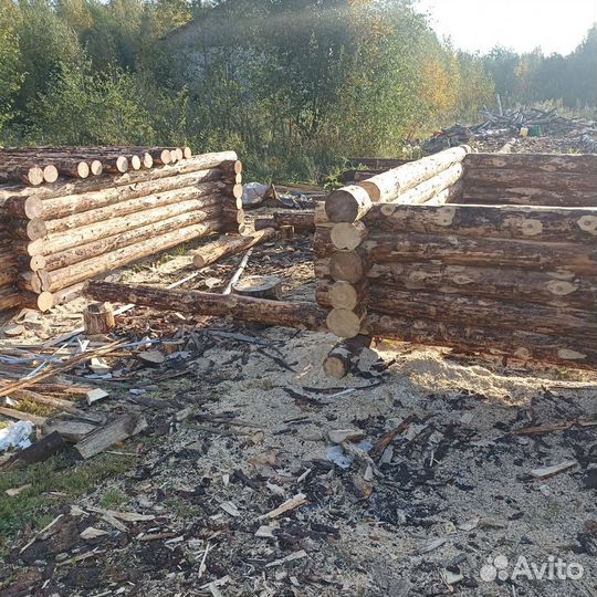 Сруб бани 6х4