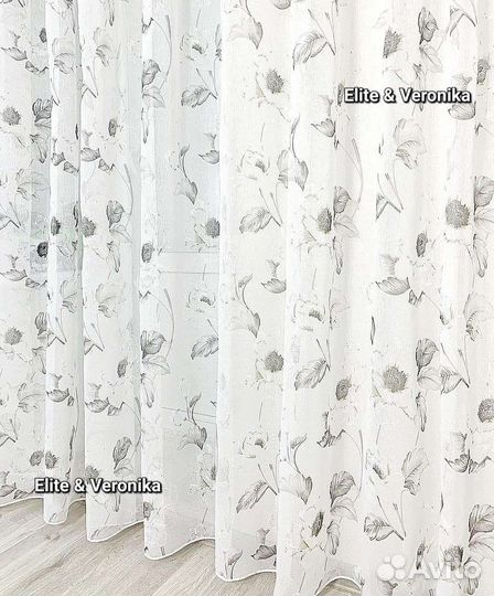 Тюль готовый новый Лён Екатеринбург