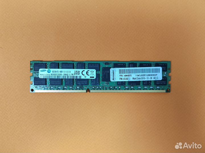 DDR3 16GB 1866 MHz 14900R micron ECC REG Серверная