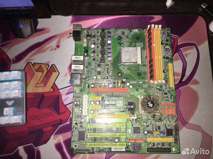 EP-MF570 SLI AM2 AMD athlon 64 x2 озу 4гб ddr 2