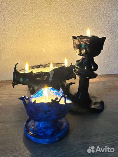 Винтажный подсвечник