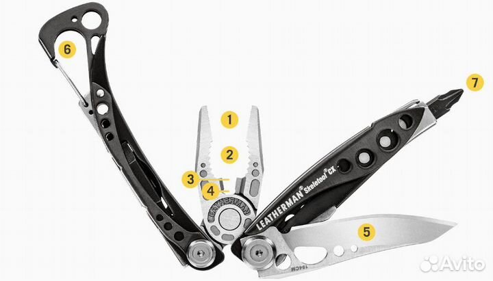 Мультитул Leatherman Skeletool CX 830923