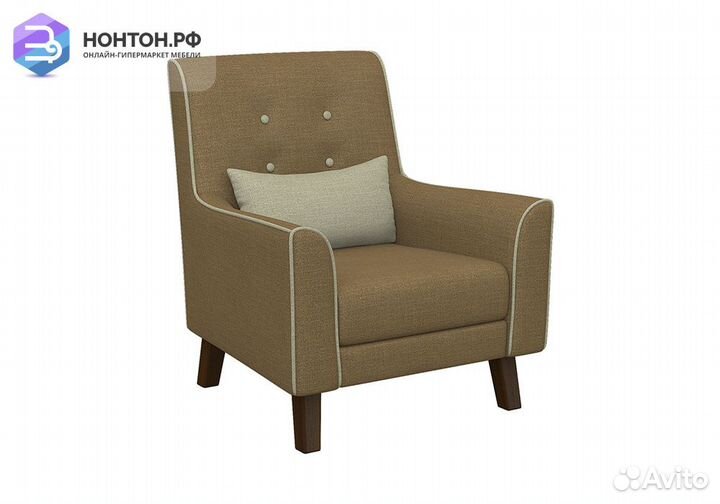Кресло Комфорт-1 коричневое