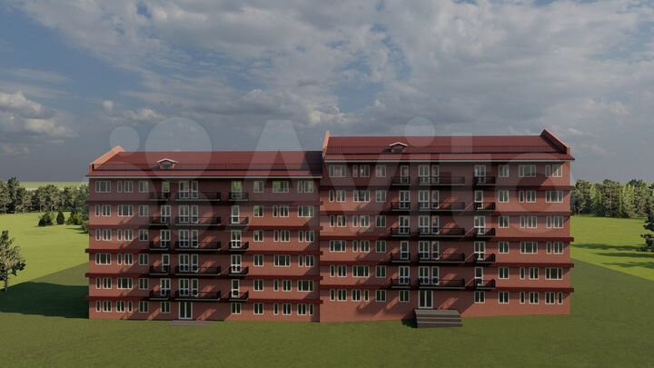 2-к. квартира, 45,2 м², 5/6 эт.