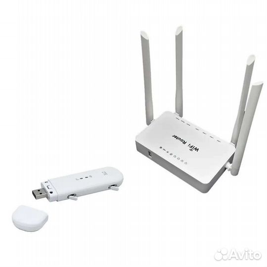 Wifi роутер + 4g модем комплект