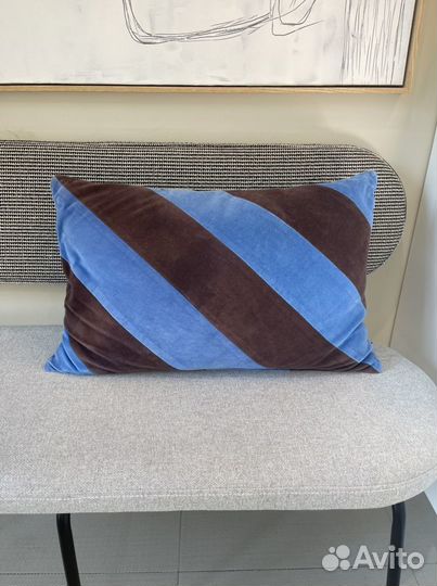 Подушка декоративная синяя/ пурпурная hkliving