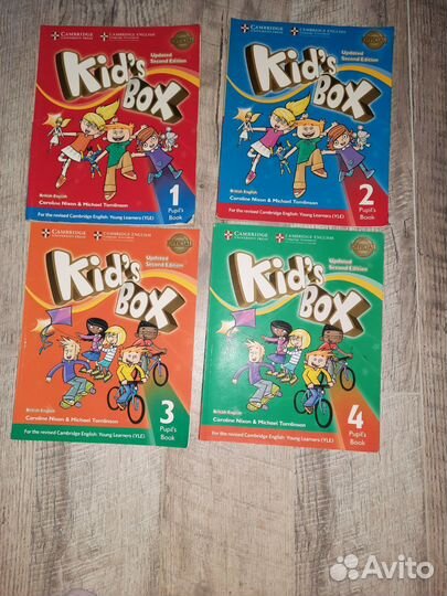 Учебник Kids box 1 2 3 4