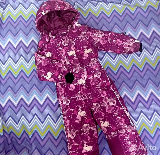 Зимний комбинезон для девочки 104