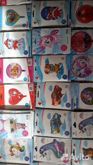 Шарики с героями из мультика