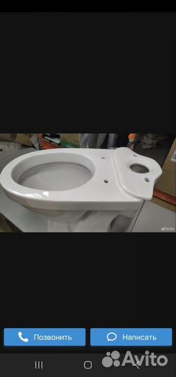 Унитаз новый