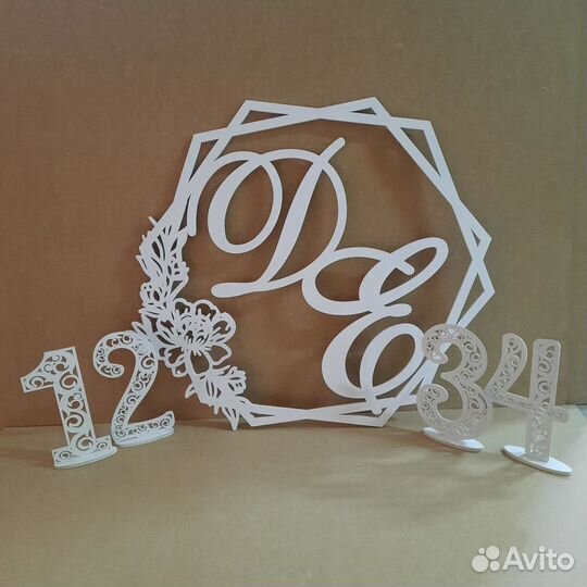 Гербы монограммы хэштег имена надписи для свадьбы