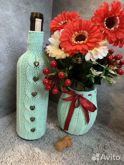 Чехол на вино. для повода и без