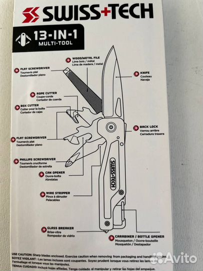 Мультитул Swiss+Tech