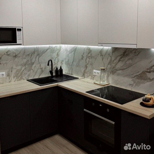 Кухонный гарнитур на заказ кухня прямая