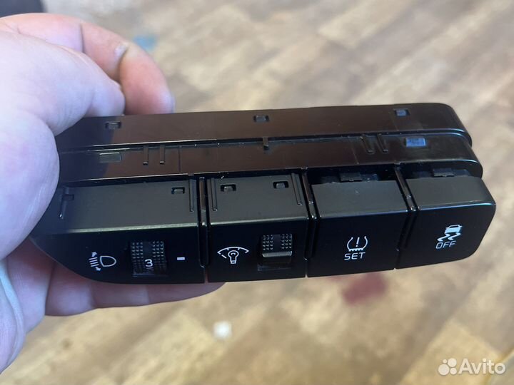 Кнопки света Kia Rio 4 2017+