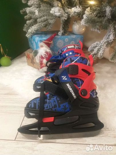 Коньки nordway spider-MAN раздвижные от 26 до 31 р