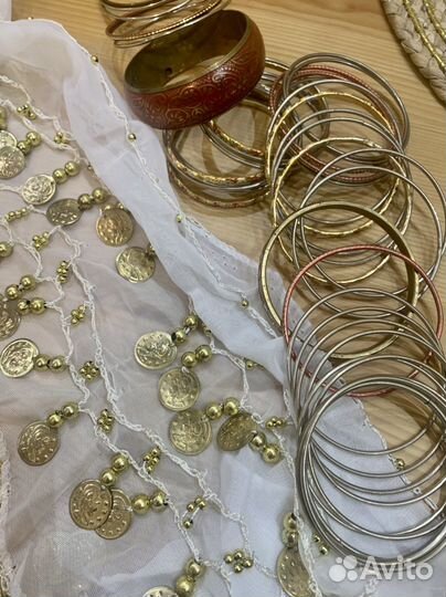 Пояс и браслеты для восточных танцев