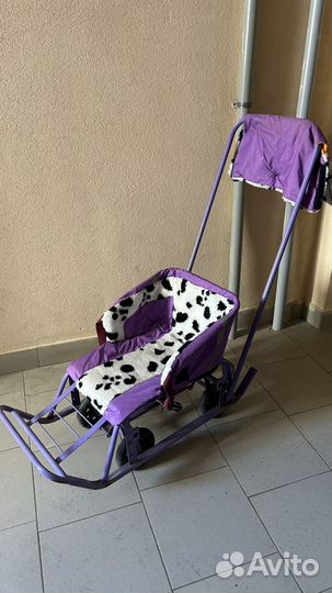 Санки с колесами