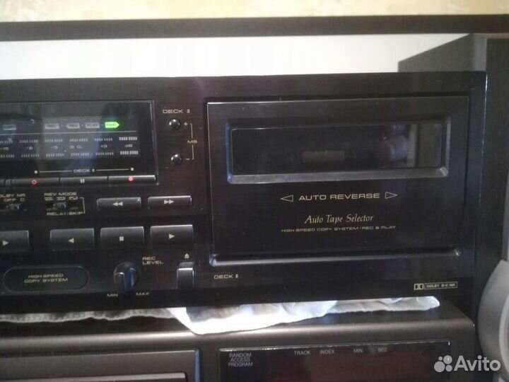 Кассетная дека pioneer ct w208r