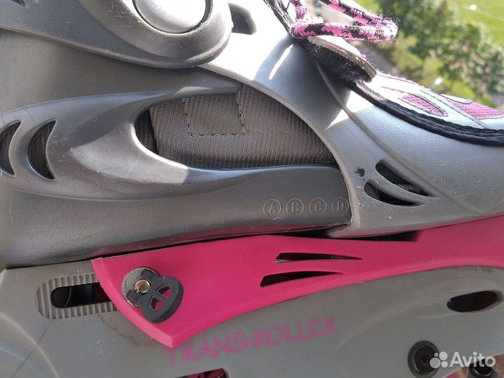 Роликовые коньки детские раздвижные 34-37