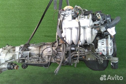 Двигатель в сборе двс mitsubishi pajero IO H76W 4G