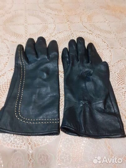 Перчатки женские кожаные 8 размер
