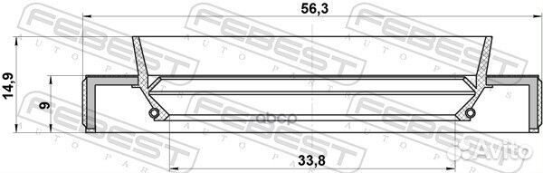 Сальник привода KIA/hyundai/mazda/mitsubishi