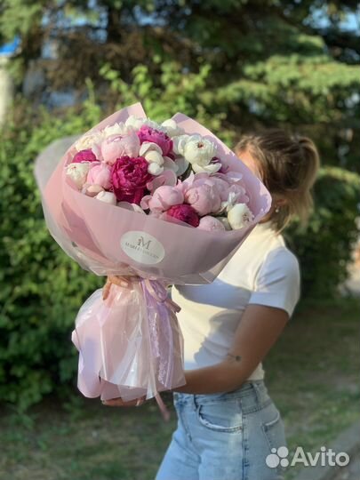 Пионы букеты