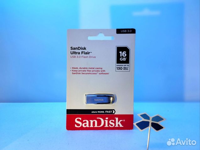 SanDisk Ultra Flair 16 Gb Флеш-Накопитель USB 3.0