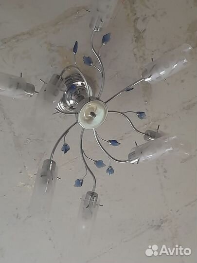 Люстра потолочная бу
