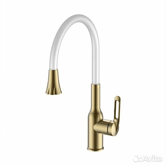 Кухонный смеситель золото матовое Haiba HB73825-5