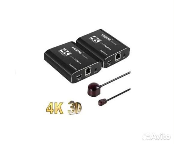 Hdmi удлинитель 120м hdmi Extender IR IP
