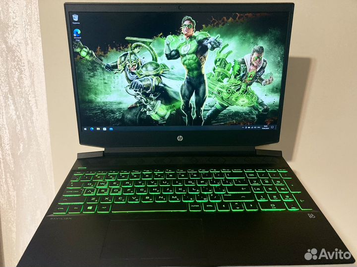 Игровой HP GTX 1650, Ryzen 5 4600H, 8Gb, SSD 512gb