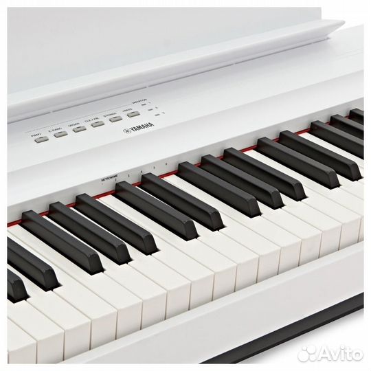 Цифровое пианино Yamaha p125a white/black