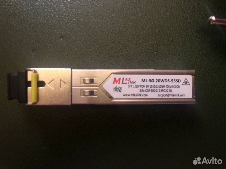 Оптический одноволоконный SFP WDM